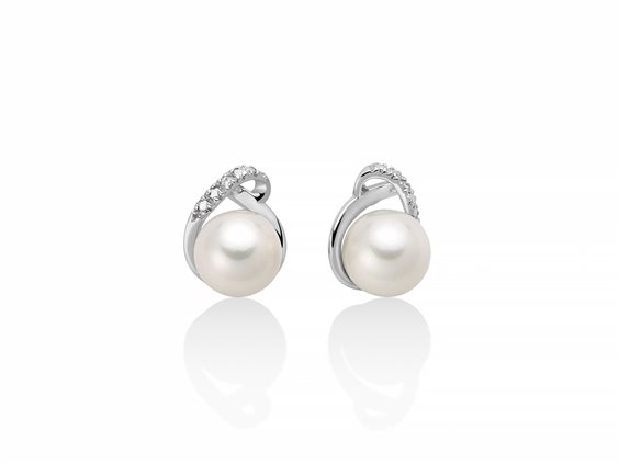 Orecchini Miluna Donna ORECCHINI DI PERLE in Oro bianco Perla PER2664 - PER2664